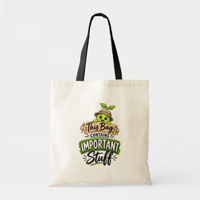 Ce sac contient des choses importantes Sac fourre- (Devant)