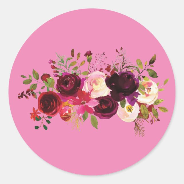 Ce Scrapbooking Fournit Stickers motif floral (Devant)