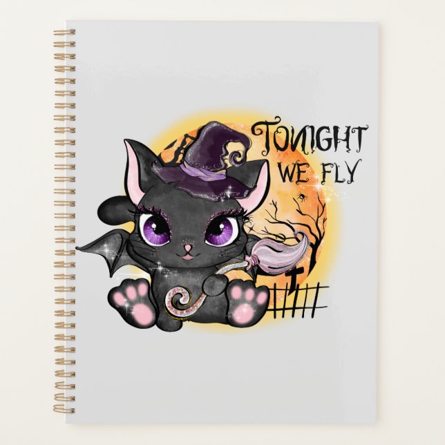 Ce soir, nous volons - Chat Sorcière Noire (Devant)