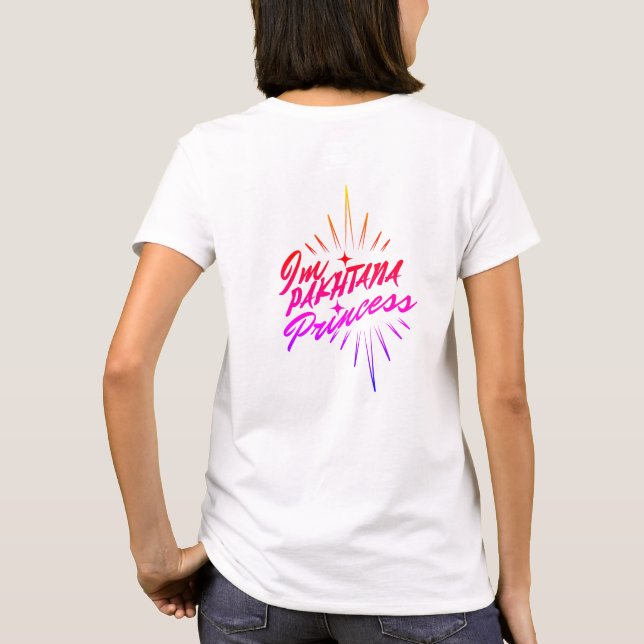 Ce t-shirt basique féminin. afghan (Dos)
