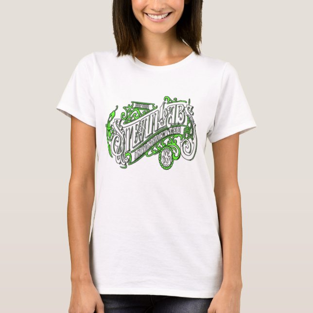 Ce t-shirt basique présente une coupe décontractée (Devant)