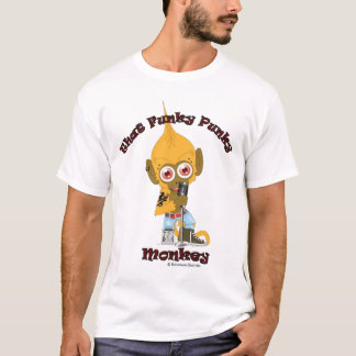 Ce T-shirt génial de singe de Punky