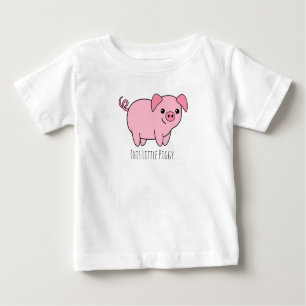 Ce T-shirt Petit Bébé Piggy