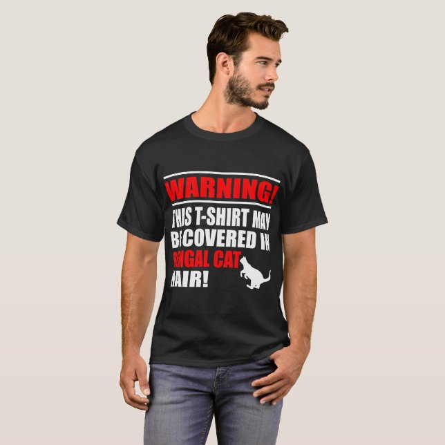 Ce T-shirt peut couvert dans des cheveux de chat (Devant entier)