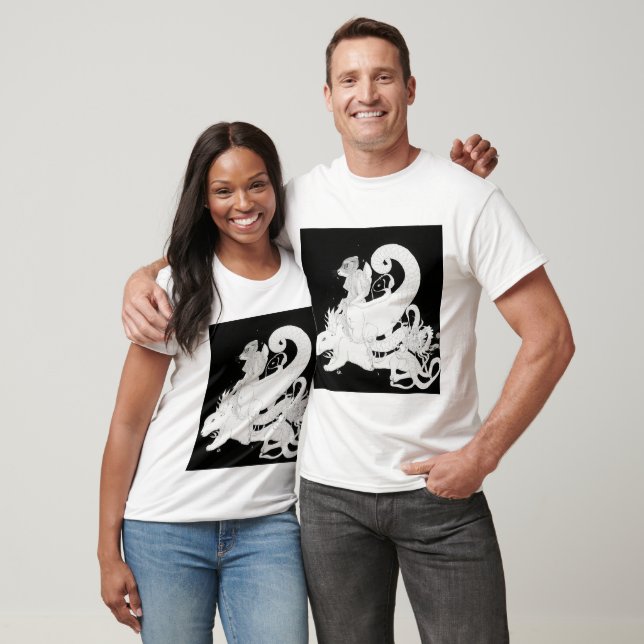 Ce t-shirt présente un mélange unique de tradition (Unisexe)