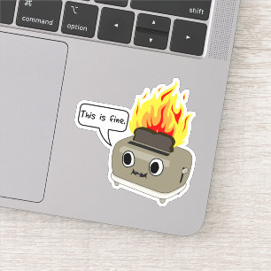 Ce toast est fin Sticker