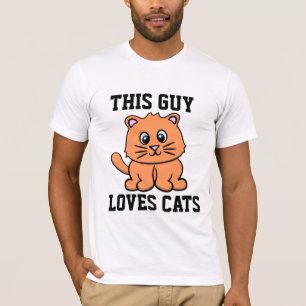 CE TYPE AIME LES CHATS CHAT T-SHIRTS
