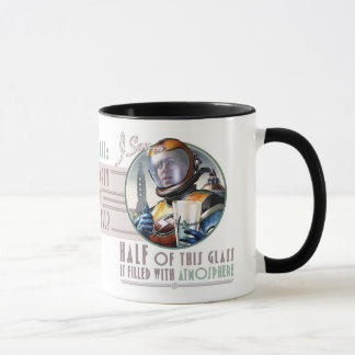 Ce verre est à moitié plein de la tasse de