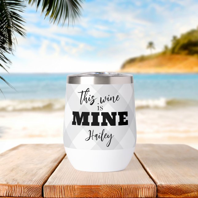 Ce vin est à moi Drôle Personnalisé (Plage (pivotée))