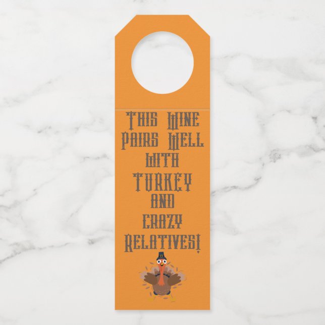 "Ce vin se marie bien..." Étiquettes pour bouteill (Devant)