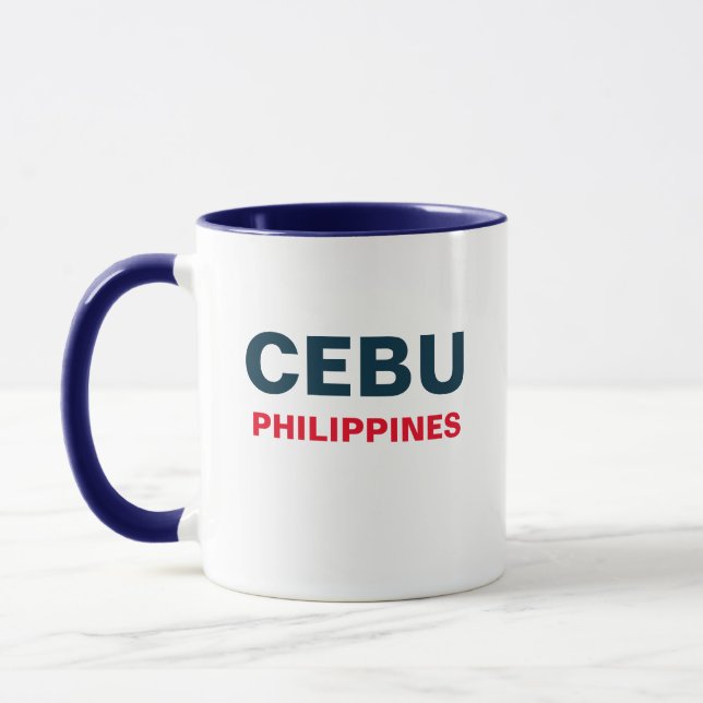 Cebu Philippines Café Mug (Gauche)