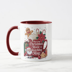 Ceci est ma tasse de Noël pour regarder des films