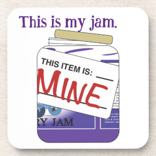 Ceci est mon dessous de verre de jam