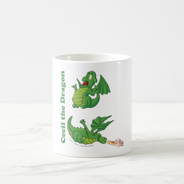 Cecil la tasse en céramique de dragon (Centre)