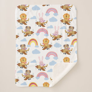 Ceinture de bébé et couvertures Sherpa