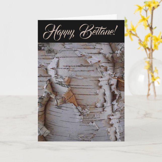 Ceinture de feu Carte de voeux pliée (Fleur jaune)