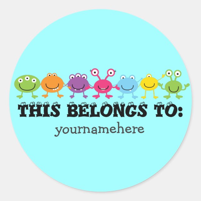 CELA APPARTIENT À BONS Stickers Aliens (Devant)