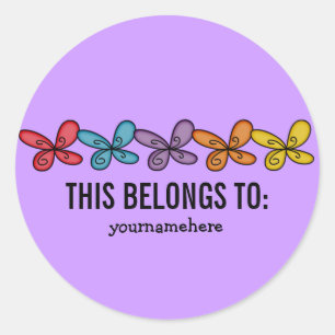 CELA APPARTIENT À BONS Stickers Fleur Doodle