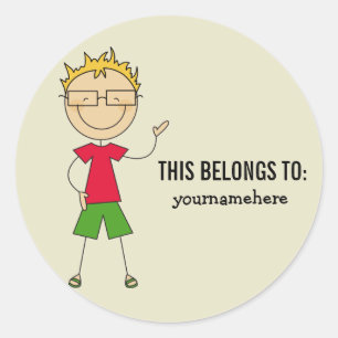 CELA APPARTIENT À Sticker pour un garçon