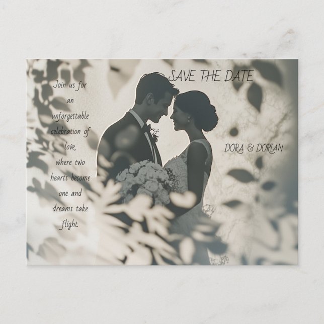 Celebrate Love and Joy with a wedding invitation (Devant)