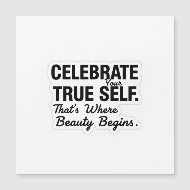 Celebrate True Self Sticker (Devant)