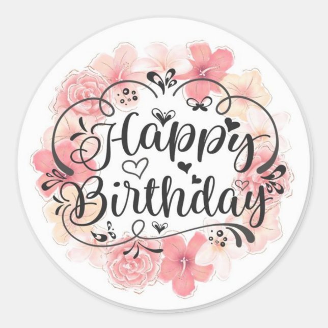 CelebrateInk : Stickers d'anniversaire personnalis (Devant)