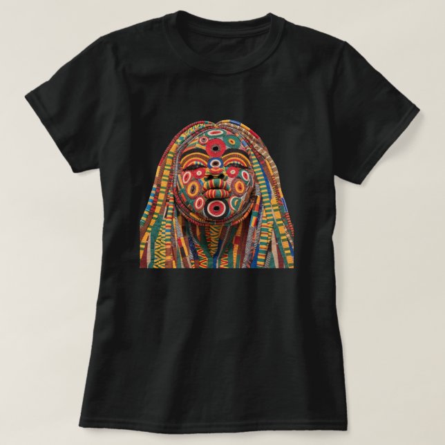 Celebrating Colorful Black Women T-Shirt (Design devant)