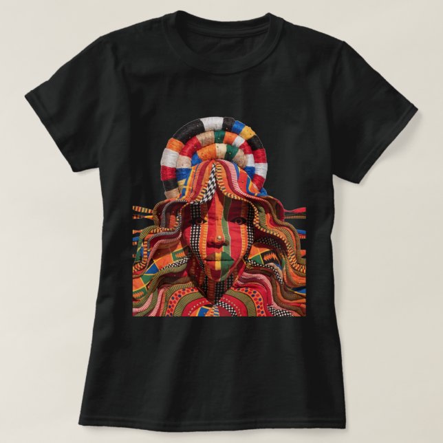 Celebrating Colorful Black Women T-Shirt (Design devant)