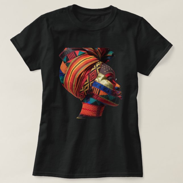 Celebrating Colorful Black Women T-Shirt (Design devant)