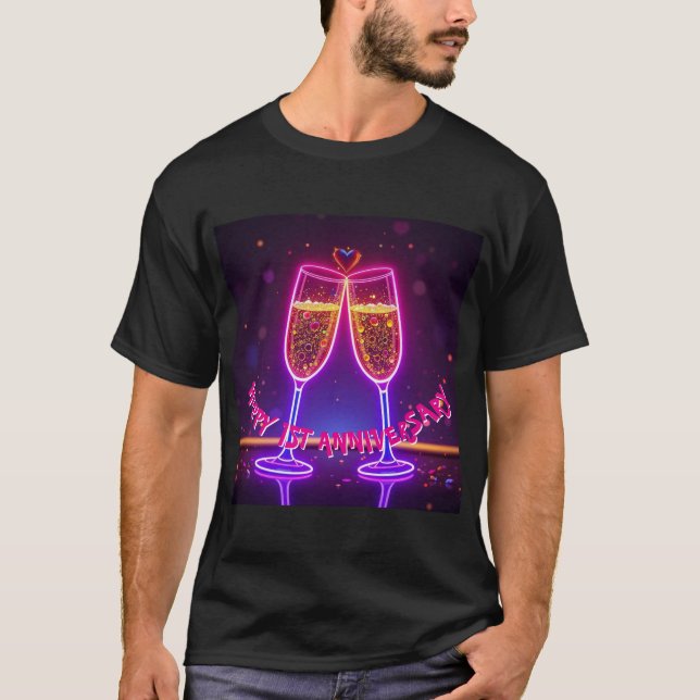 Célébration Anniversaire Hommes Tshirt (Devant)