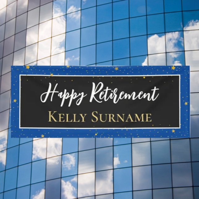 Célébration! Bonne bannière de retraite (Créateur téléchargé)