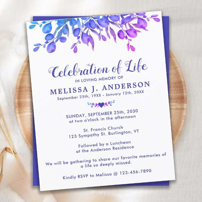 Célébration Budgétaire De La Vie Purple Eucalyptus (Créateur téléchargé)