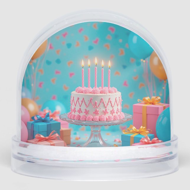 Célébration d'anniversaire avec gâteau illuminé de (Avant)