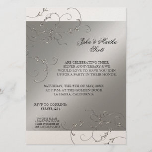 Célébration de 25 ans, Invitation pour les 25 ans 