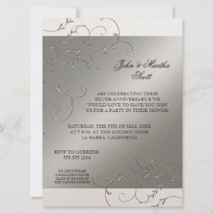 Célébration de 25 ans, Invitation pour les 25 ans