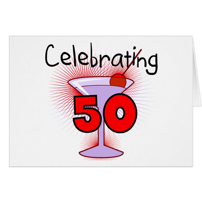 Célébration de 50 T-shirts et cadeaux (Devant horizontal)