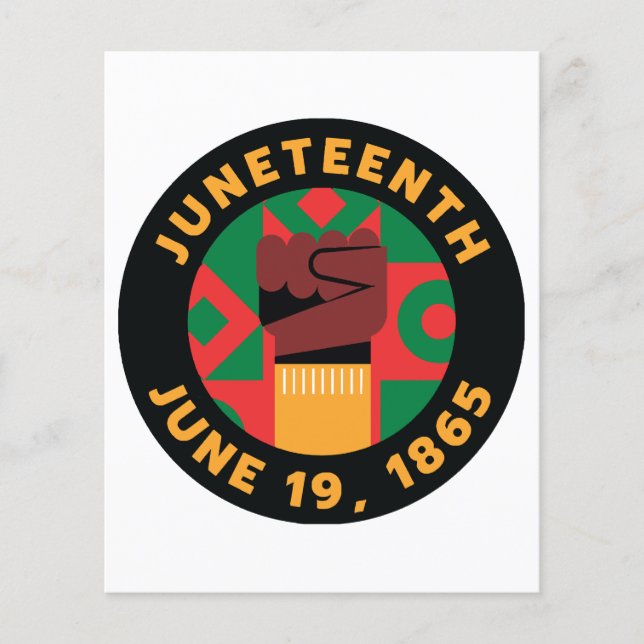 Célébration de Juneteenth commémorant la liberté e (Devant)