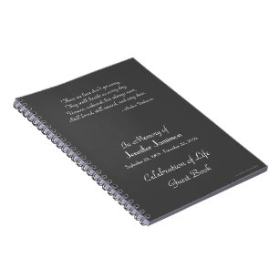 Célébration de la vie Livre d'invité Gris Choisir