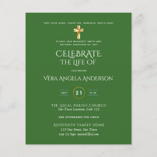 Célébration de la vie Mémorial funéraire catholiqu