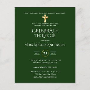 Célébration de la vie Mémorial funéraire catholiqu