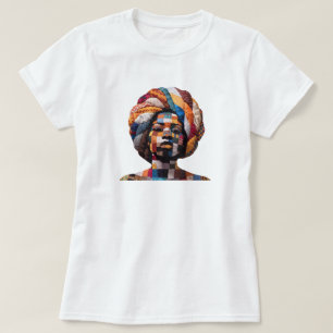 Célébration de l'art coloré du quiltage T-shirt