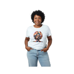 Célébration de l'art coloré du quiltage T-shirt