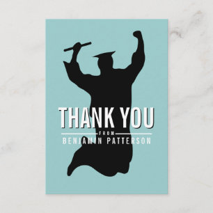 Célébration du carte de remerciements personnalisé