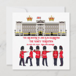 Célébration du couronnement Déjeuner Invitation