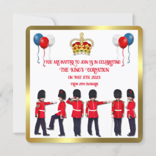 Célébration du couronnement Déjeuner Invitation