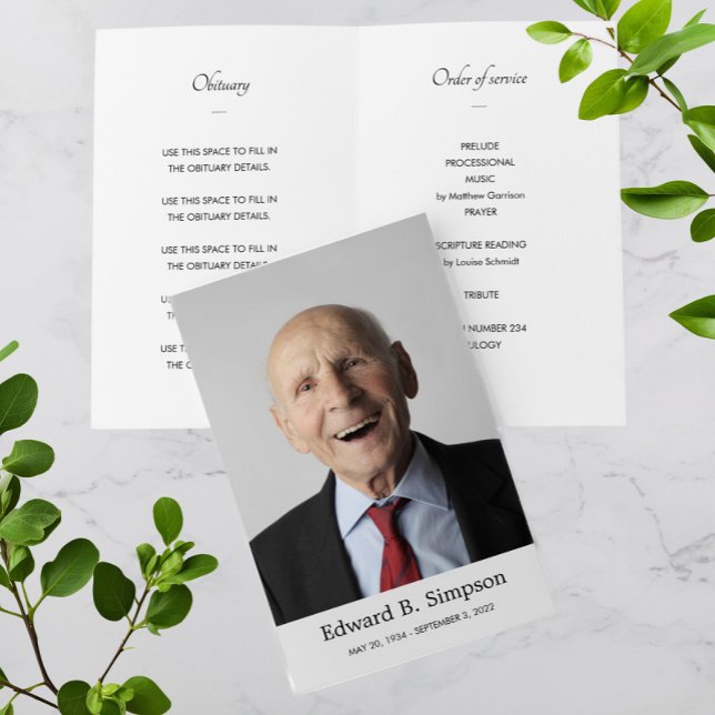 Célébration du programme funéraire de la vie avec  (Créateur téléchargé)