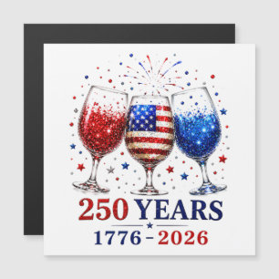 Célébration du verre à vin patriotique 250 ans