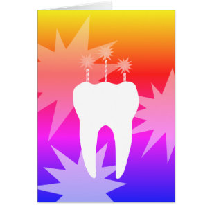 Célébration d'une dent aux bougies