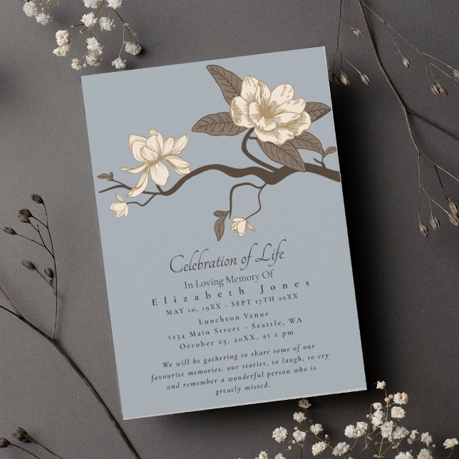 Célébration minimale de Magnolia de la vie funérai (Créateur téléchargé)