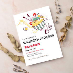 Célébration noodlettique Anniversaire Invitation